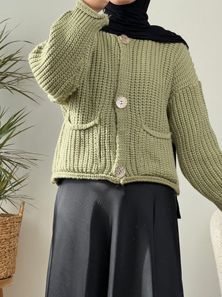 CARDIGAN MIT TASCHEN