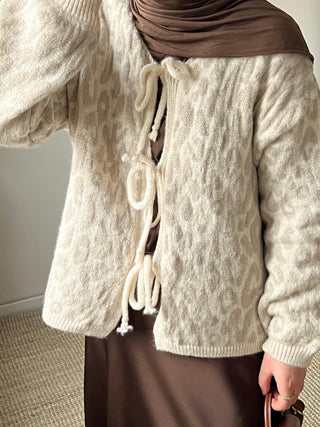 LEO CARDIGAN MIT SCHLEIFEN