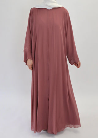 LAYERED OPEN ABAYA