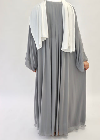 LAYERED OPEN ABAYA