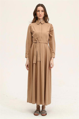 MINIK TERZI KLEID CAMEL