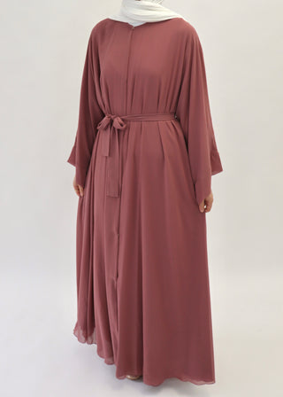 LAYERED OPEN ABAYA