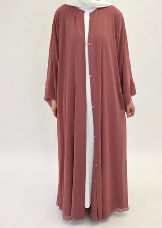 LAYERED OPEN ABAYA